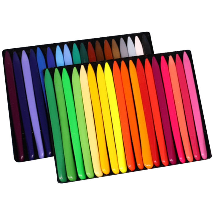 6/12/24/36 Color Triangle Crayons Safe Non-toxic Coloring Pens