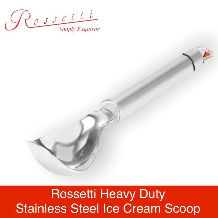 Rossetti Heavy Duty Solid Stainless Steel Ice Cream Scoop Lazada Ph 9542