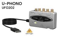 ออดิโออินเตอร์เฟส BEHRINGER UFO202 USB Audio Interface อุปกรณ์บันทึกเสียง (studio-recording)ออดิโออินเตอร์เฟส