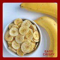 Easy Crispy ขนมคลีน กล้วยอบกรอบ banana chip กล้วยหอมอบกรอบ กล้วยอบสุญญากาศ ไร้น้ำมัน 1 kg.