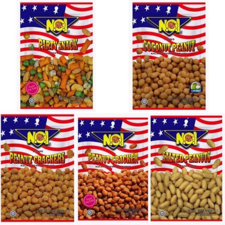 NOI Tong Garden Nuts Halal 128g Pack Crispy Crunchy Snacks Pack Lazada