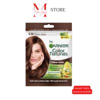 Garnier Color Naturals/ Men Shampoo Color 30ml. 5.32สีน้ำตาล คาราเมล caramel brown