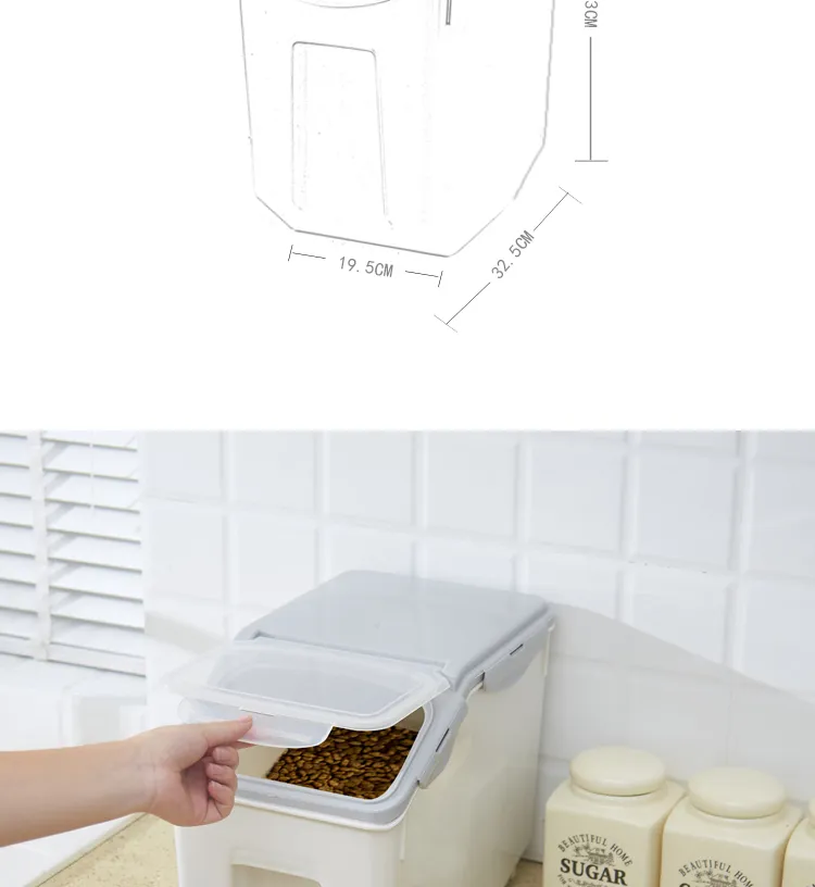 Rice Storage Buckets Large Capacity Cat Food Bucket Moisture-proof