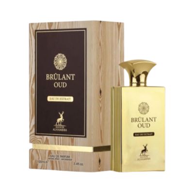 AlHambra Brulant Oud eau de parfum for men 100ml