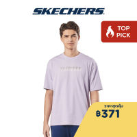 Skechers สเก็ตเชอร์ส เสื้อยืดแขนสั้นผู้ชาย Men Short Sleeve Tee - SL22Q4M298-00EW