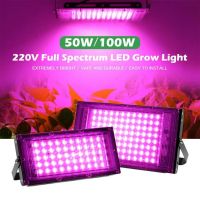 ไฟปลูกต้นไม้ 50W ไฟ LED Sportlight มีขาตั้ง SMD LED glow Light Full Spectrum 380-780 nm. กันน้ำ กันฝุ่น