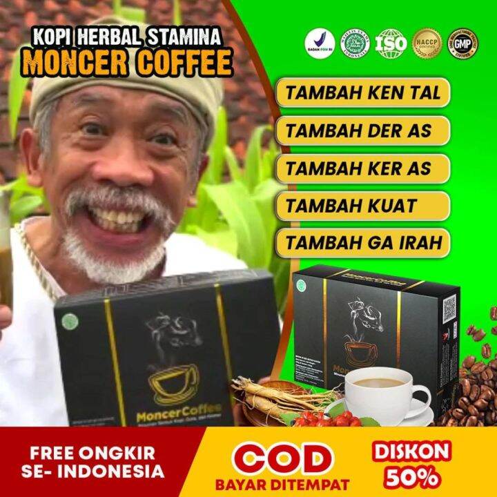 Promo Kopi Moncer Coffee Kopi Stamina Pria Dewasa 1 Box 8 Sachet Original Lazada Indonesia 8293