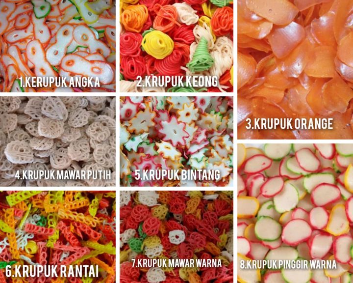 Kerupuk Mentah Seblak Warna Warni Berat 200 Gram Lazada Indonesia