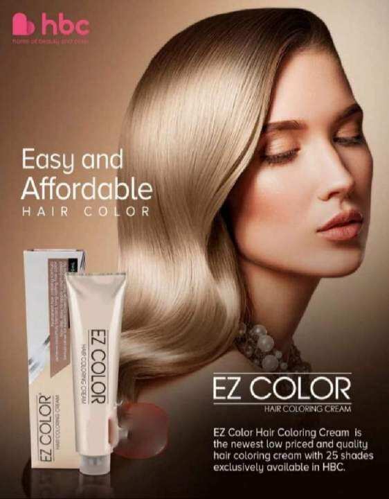 HBC EZ Color Hair Coloring Cream (100mL) Lazada PH
