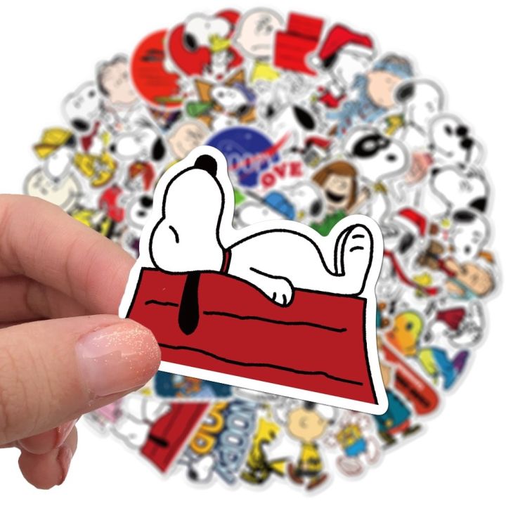 sticker-สติ๊กเกอร์-snoopy-h-10-สนู้ปปี้-50ชิ้น-ตกแต่ง-สนู๊ป-สนุปปี้-สะนูปปี้-snoopy-สนูป-สะนู-สนูบ-สนู-สนุบ-สนุป-ปี้-รถ