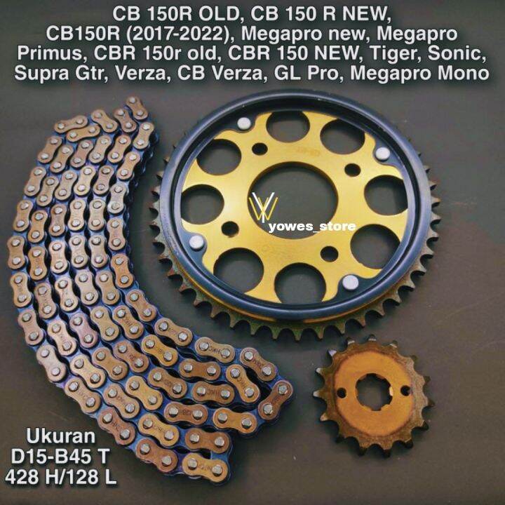 GEAR GIR SET CB150R old CB150R NEW STREETFIRE CBR150R K45 old Sonic