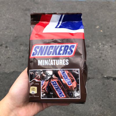 Snickers Miniatures ช็อกโกแลตสนีกเกอร์ ไซส์มินิ