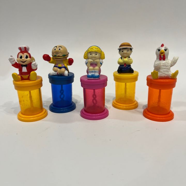 VINTAGE Jollibee Toys (Jollibee Bubble Toys) Jollibee and Friends