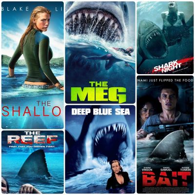 DVD หนังฉลาม ☆TheMeg☆Bait☆TheShallows☆TheReef☆DeepBlueSea☆SharkNight - มัดรวม 6 เรื่องดัง #หนังฝรั่ง #แพ็คสุดคุ้ม