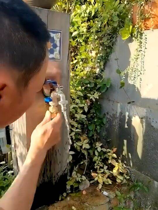 Faucet Brass 1/2'' Threaded Connection, Dual Outlet Spout Multi