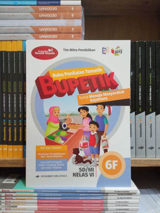 Bupetik Buku Penilaian Tematik Sd/mi Kelas 6F Revisi K13 Erlangga ...