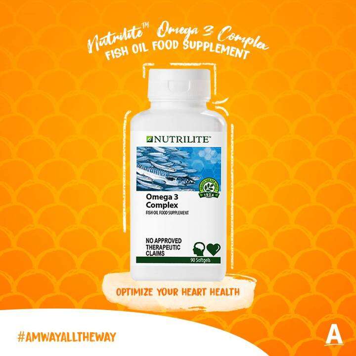 AMWAY NUTRILITE OMEGA 3 COMPLEX SOFTGEL CAPSULE Lazada PH