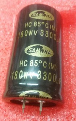 Samwha​ 3300/180V​ ขนาด​ 35x60 ขา​ 10mm เหมาะ​สำหรับ​งาน​ออกแบบ​และ​ซ่อม​งาน​แอมป์​ทั่วไป