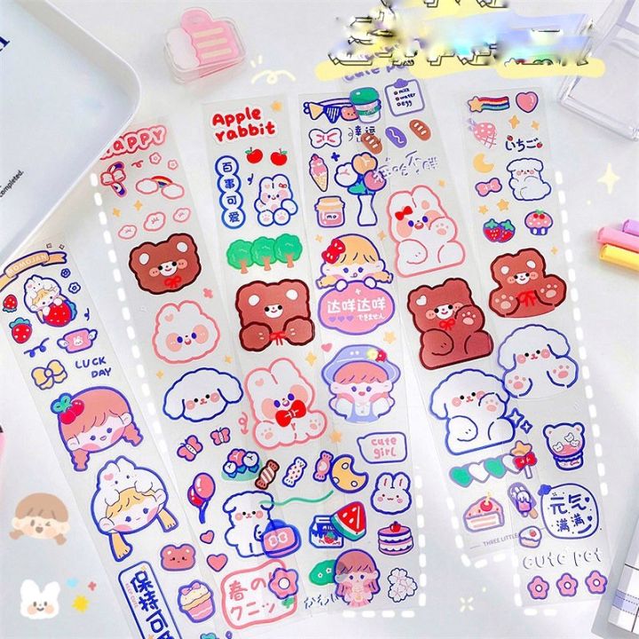 Sticker Trong Suốt Hoạ Tiết Hoạt Hình Dễ Thương Nhiều Mẫu Mới Lạ ...