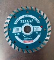 TOTAl ใบเพชรตัดคอนเกรีต เทอร์โบ 4 นิ้ว รุ่น TAC2131003 (Cutting blade) ใบตัดปูน 2 IN 1 ตัดแห้ง/ตัดน้ำ  DE