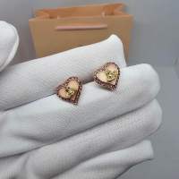 Vivienne Westwood Petra Earrings ต่างหูวิวเวียน รูปหัวใจล้มเพชร สีชมพู งานวินเทจ สีสวย อะไหล่ทอง ชมพู