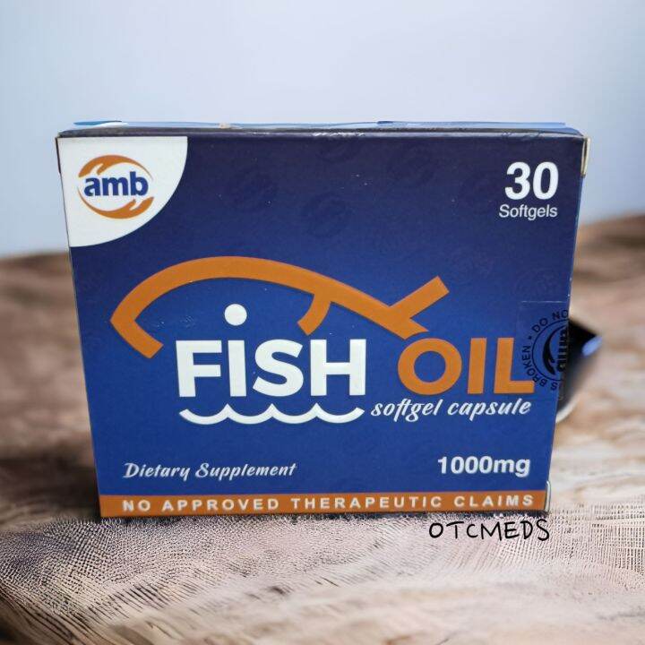 AMB / MEGANOVA Omega3 Fish Oil 1000mg 30's Lazada PH