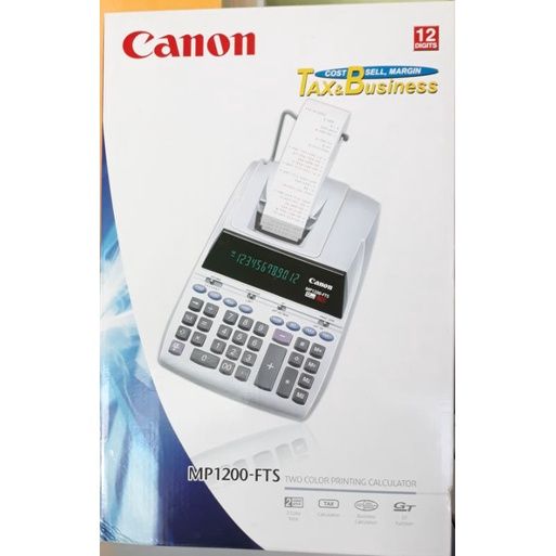 เครื่องคิดเลขแบบพิมพ์กระดาษ-canon-mp1200-fts-แบบผ้าหมึก-12-หลัก-มีกระดาษบันทึก