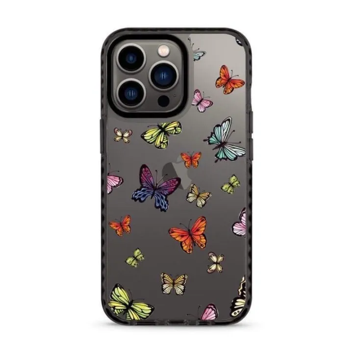 Clear Hard Case For Iphone 13 Pro Max 13 Pro 13 12 Pro Max 12 Pro 12 Butterflies Lazada Ph