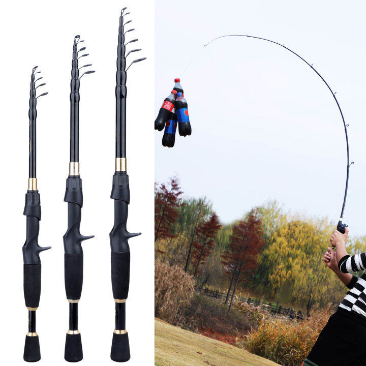 Spinning Fishing Rod Reel Sets Carbon Ultralight Fishing Pole 56BB