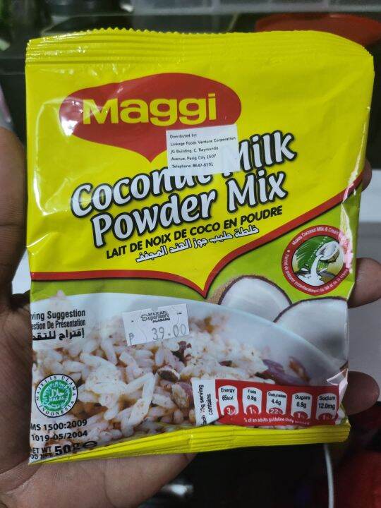 MAGGI COCONUT MILK POWDER MIX 50G Lazada PH