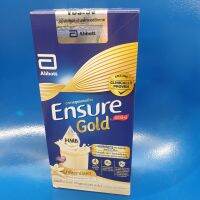 [หมดอายุ 5/24] เอนชัวร์โกลด์ Ensure Gold สูตรใหม่ กลิ่นวนิลลา สูตรน้ำตาลลดลง 18% กล่องละ 6 ซอง