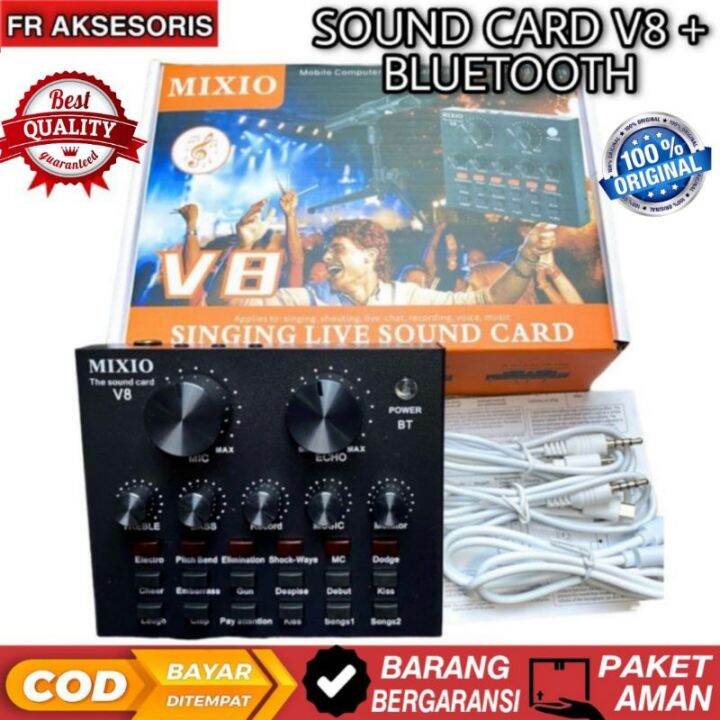 Soundcard V8 Mixer V8 Sound Card V8 MIXER Audio USB External Soundcard