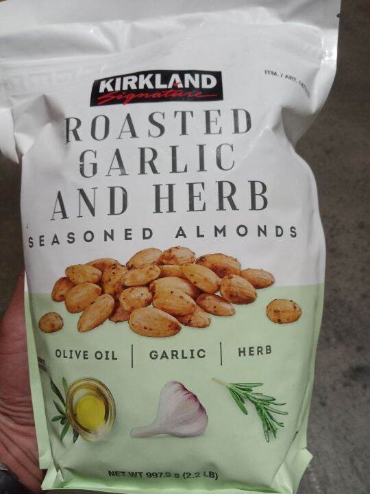 KIRKLAND SIGNATURE HERB GARLIC ALMOND 998GRMS Lazada PH