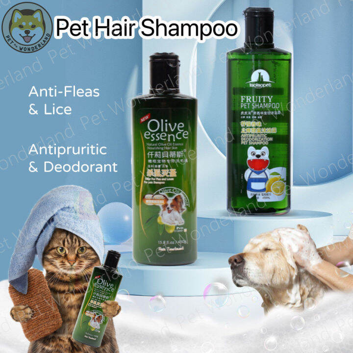 Pet Wonderland Nature Olive Oil Essence Lemon Shampoo Pet Fragrance Kill Fleas Lice Cat Dog