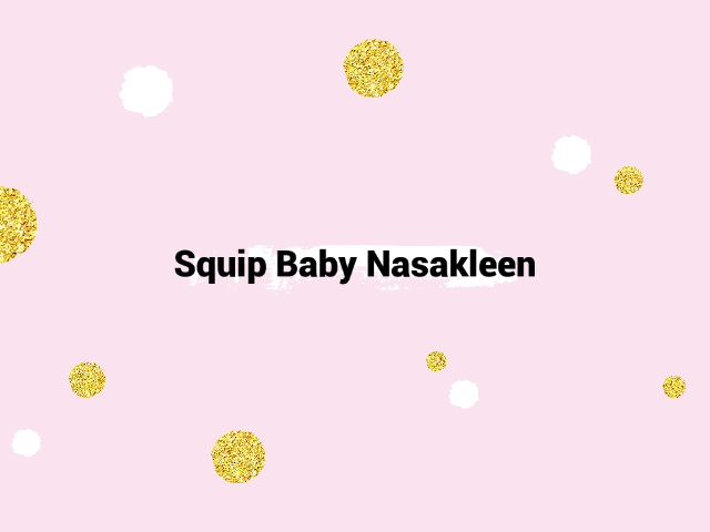 Squip Baby NasaKleen Nasal Aspirator
