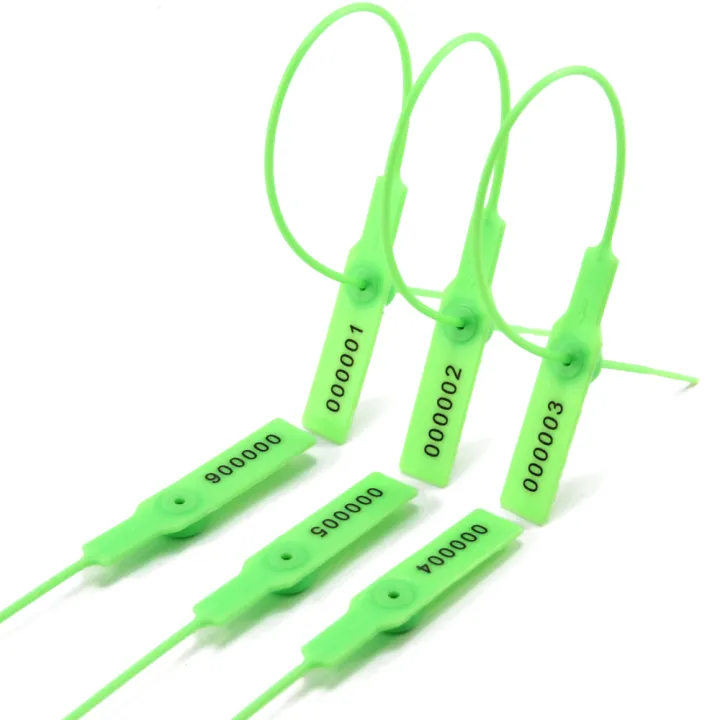 Plastic Security Seals 50PCS Serial Numbered Seal Tags Selflocking