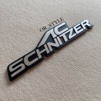 โลโก้ AC SCHNITZER งานอลูมิเนียม ขนาด 16x3.5cm