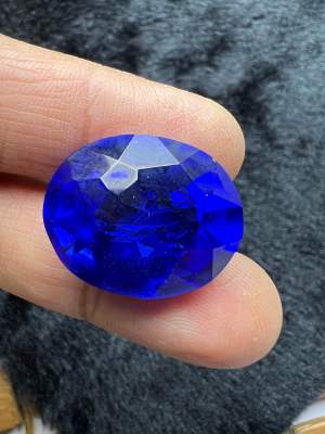 Synthetic Tanzanite 17x23 mm  1 pieces