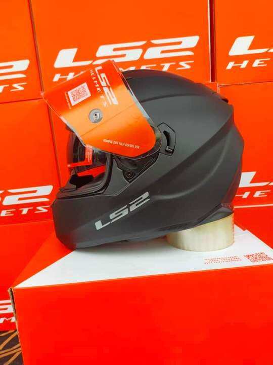 LS2 STREAM EVO FULL FACE DUAL VISOR HELMET MATTE BLACK | Lazada PH