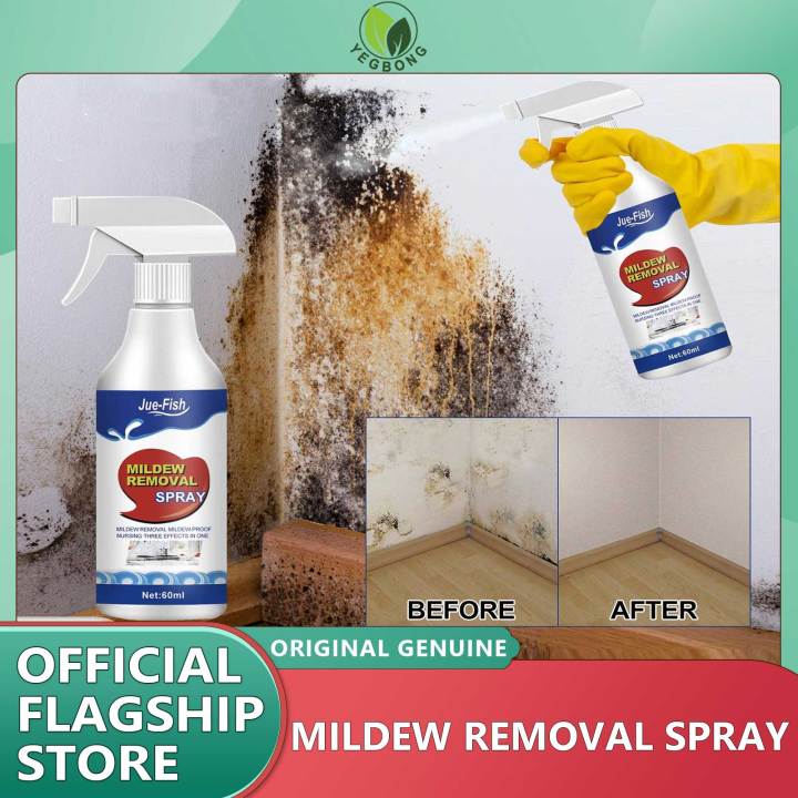 Yegbong Mildew Stain Remover Active Mildew Mould Removal Foam Spray