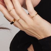 U.GO.GIRLS — zigzag ring — แหวนปรับขนาดได้