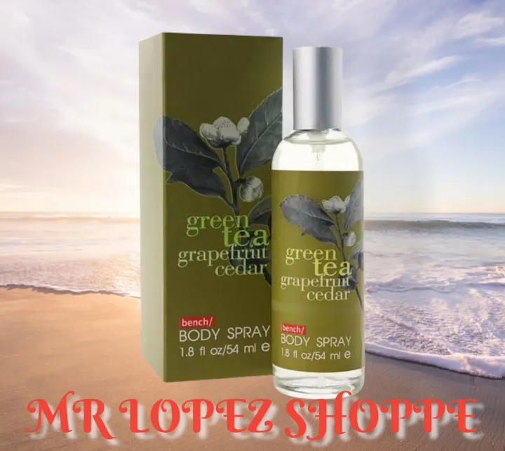 Bench Green Tea Grapefruit Cedar 54ml w/ free bench paper bag Lazada PH