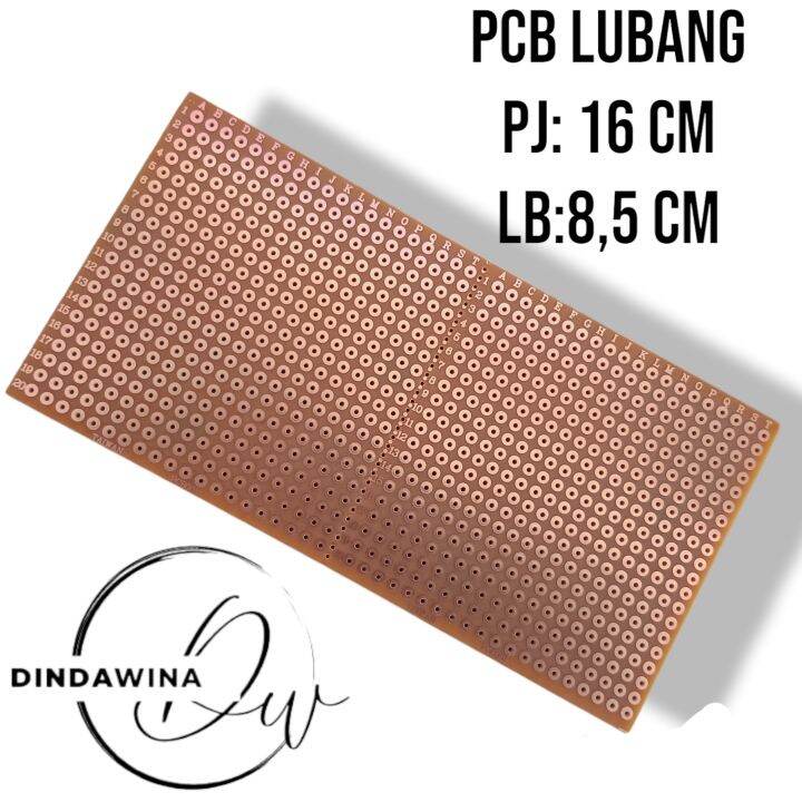 PCB LUBANG POLOS PCB PRAKARYA PCB PRAKTEK PAPAN PCB TITIK TRANSISTOR ...