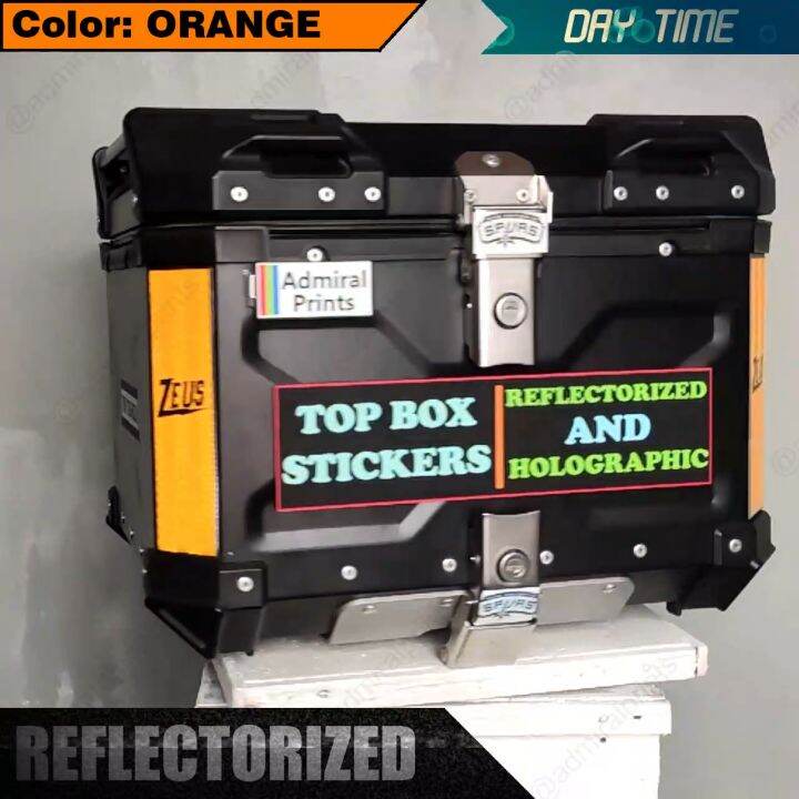 Alloy Top Box Sticker Waterproof Zeus Classic Edition (REFLECTORIZED