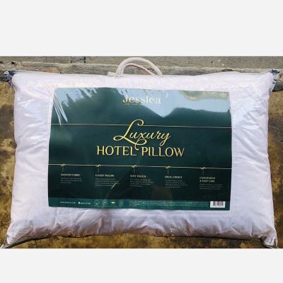 Jessica หมอนหนุน ใยสังเคราะห์ เกรดโรงแรม 5 ดาว Hotel Pillow ขนาด 50 x 72.5 Cm หมอน แน่น นุ่ม น้ำหนักใยถึง 1.1 Kg.