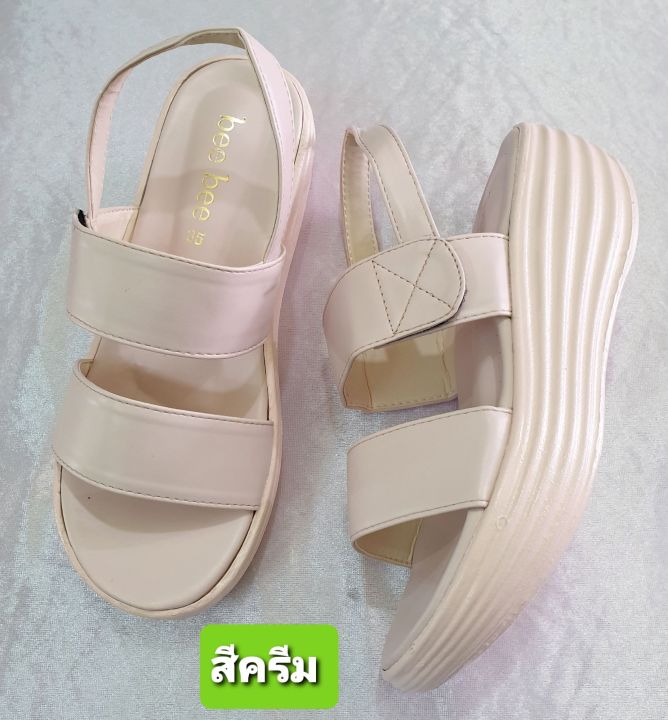 รองเท้ารัดส้น-size-35-40-คาด-2-ตอน-ส้นตึกขาว-ใส่สวย-น้ำหนักเบา-พื้นนุ่มมากๆ-คะ