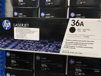 HP 36A CB436A Black ตลับหมึกโทนเนอร์ สีดำ ของแท้