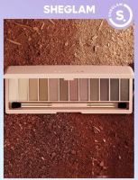 พาเลตแต่งตา Burgundy eyeshadow palette (Sheglam)สีเบอร์กันดี