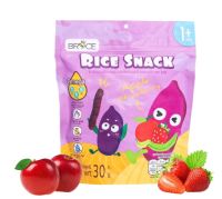 ขนมเด็กMore Brice Rice snack ข้าวอบกรอบผสมแอปเปิ่ลสตอเบอร์รี่