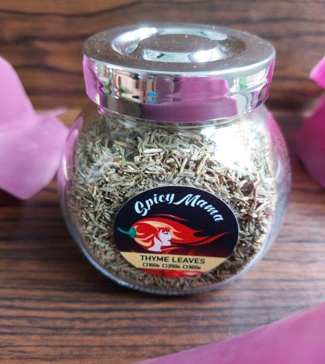 Thyme Leaves 50g Thyme Leaves in a Jar (Tavola Jar Series) Spicy Mama